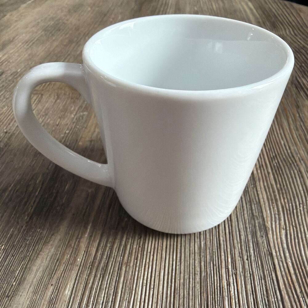 Crate & Barrel Coffee tea Mug LOT OF 3 Classic White Porcelain Made in Poland